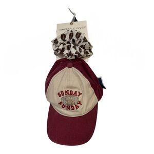 Sunday Funday Hat + Football Scrunchies Set | Sincerely Jules New